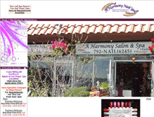 Tablet Screenshot of aharmonynailspa.com